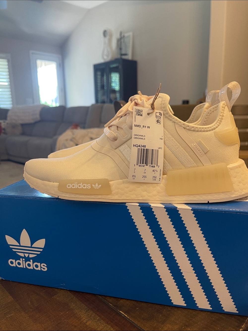 NWT adidas Women’s NMD_R1 Sneakers in Cream limited